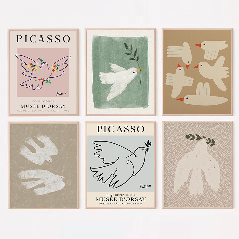 Minimalist Picasso Dove Peace  – обзор и цена Interior Design Drawing