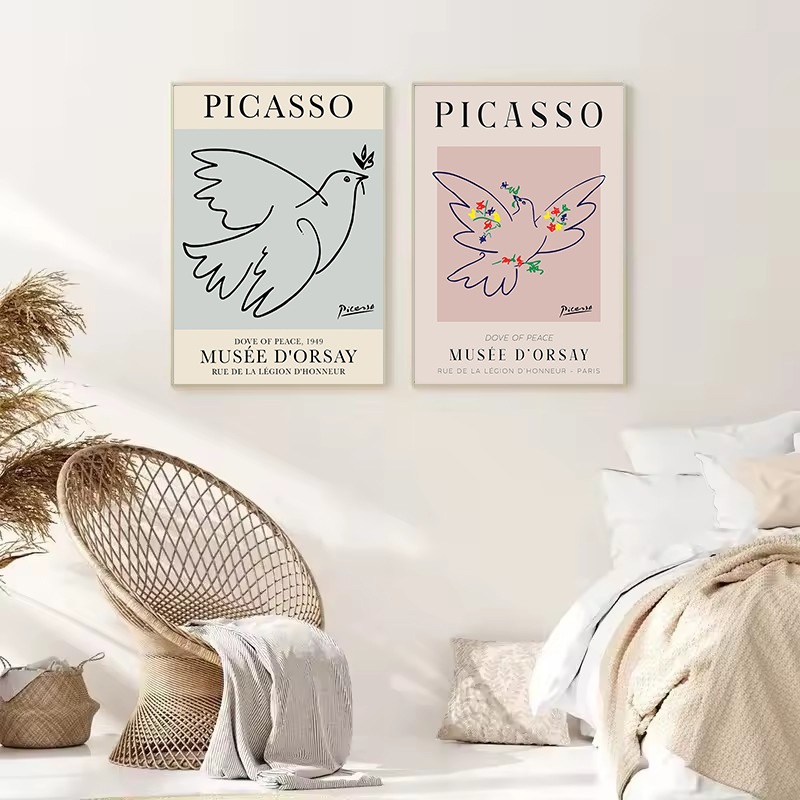 Minimalist Picasso Dove Peace  – обзор и цена Interior Design Drawing