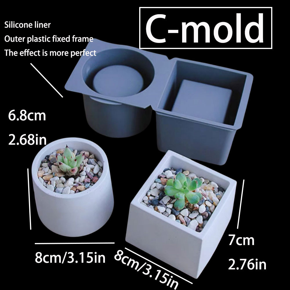 Cement Plant Pot Concrete Mold – обзор и цена Terrazzo Pot Cement