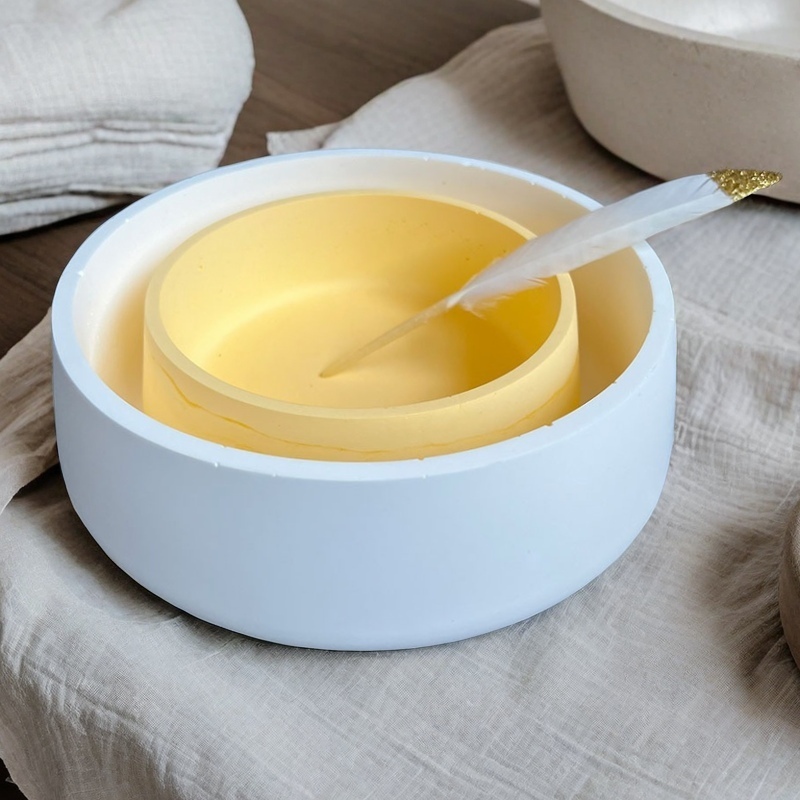 Large Bowl Flower Pot Silicone – обзор и цена Terrazzo Pot Cement