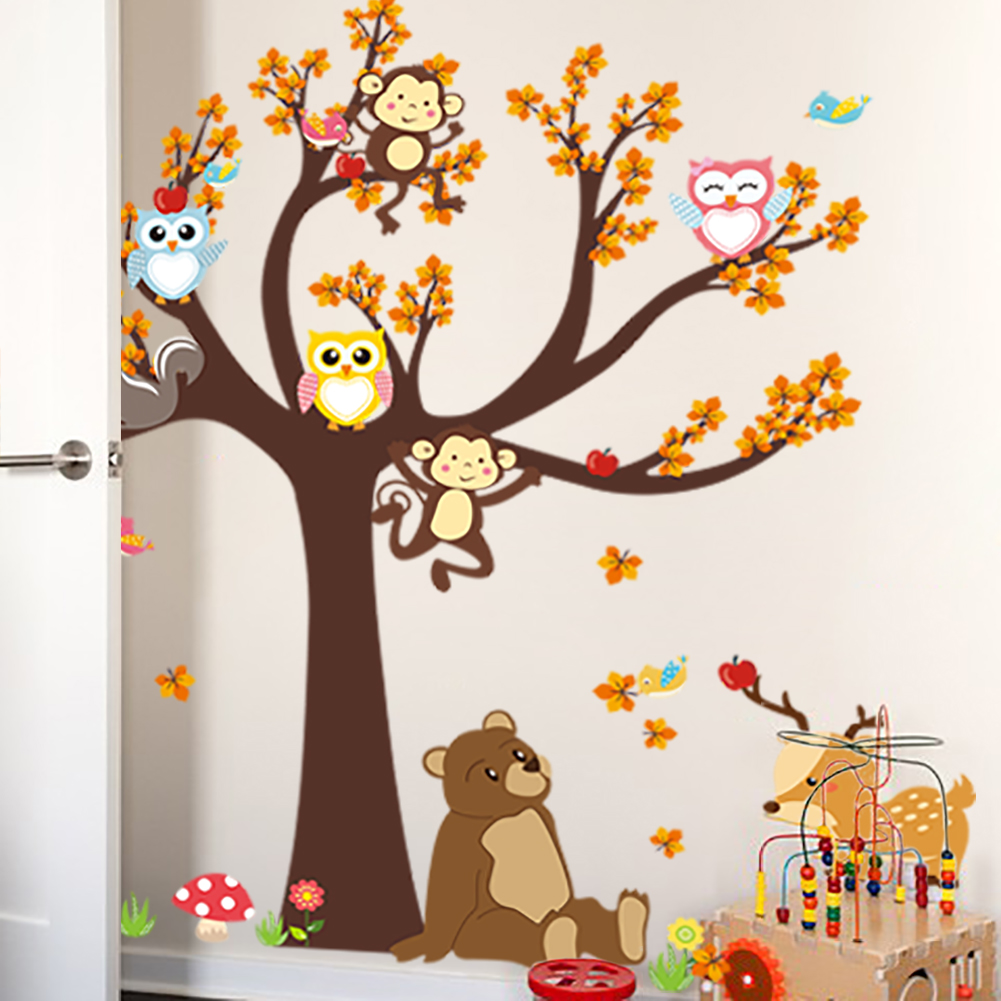 Owl Monkey Animals  Tree Carto – обзор и цена Interior Design Magazine
