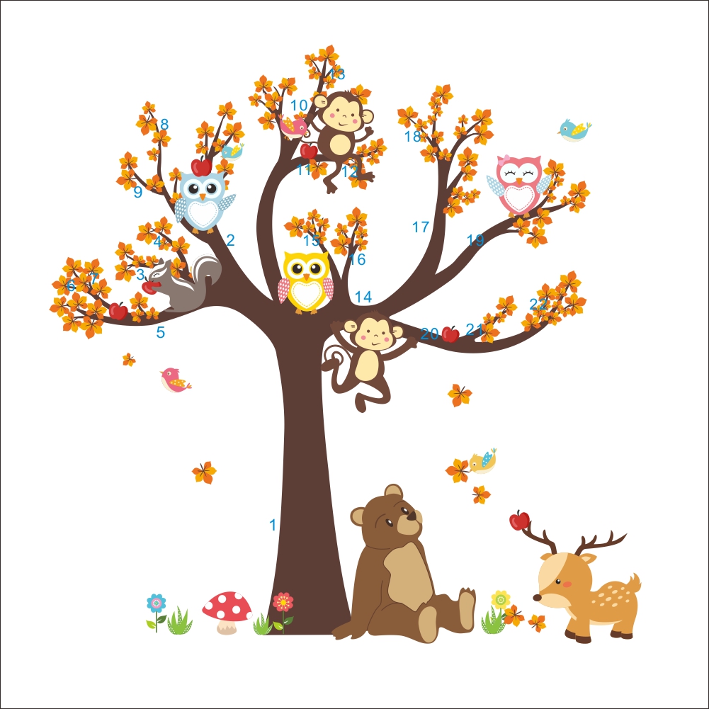 Owl Monkey Animals  Tree Carto – обзор и цена Interior Design Magazine