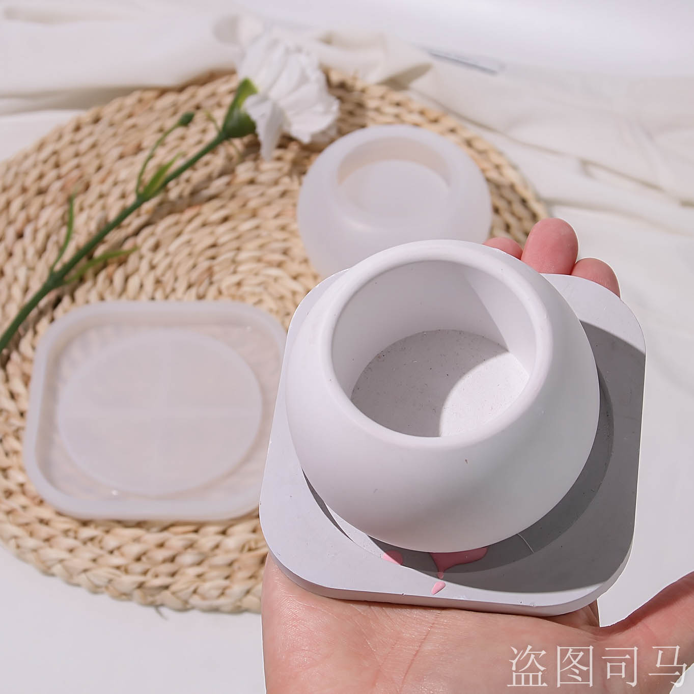 Concrete Flower Pot Mold with  – обзор и цена Terrazzo Pot Cement