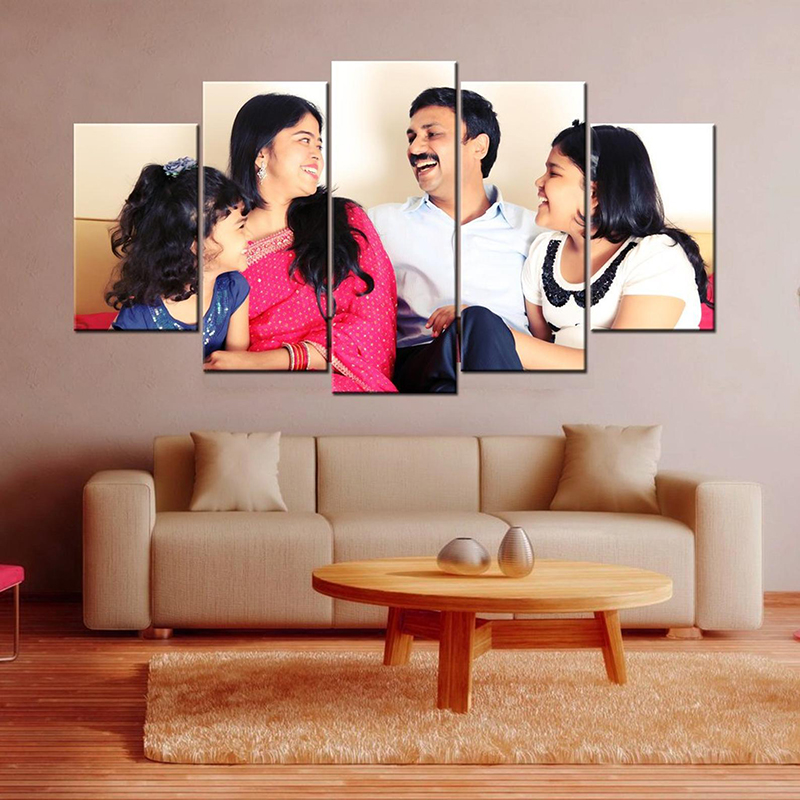 5 Piece Canvas Wall Art Custom – обзор и цена Interior Design Drawing