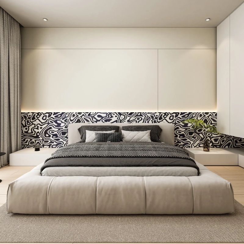 Tech Black White Graphic Wood  – обзор и цена Interior Design Graphic Design