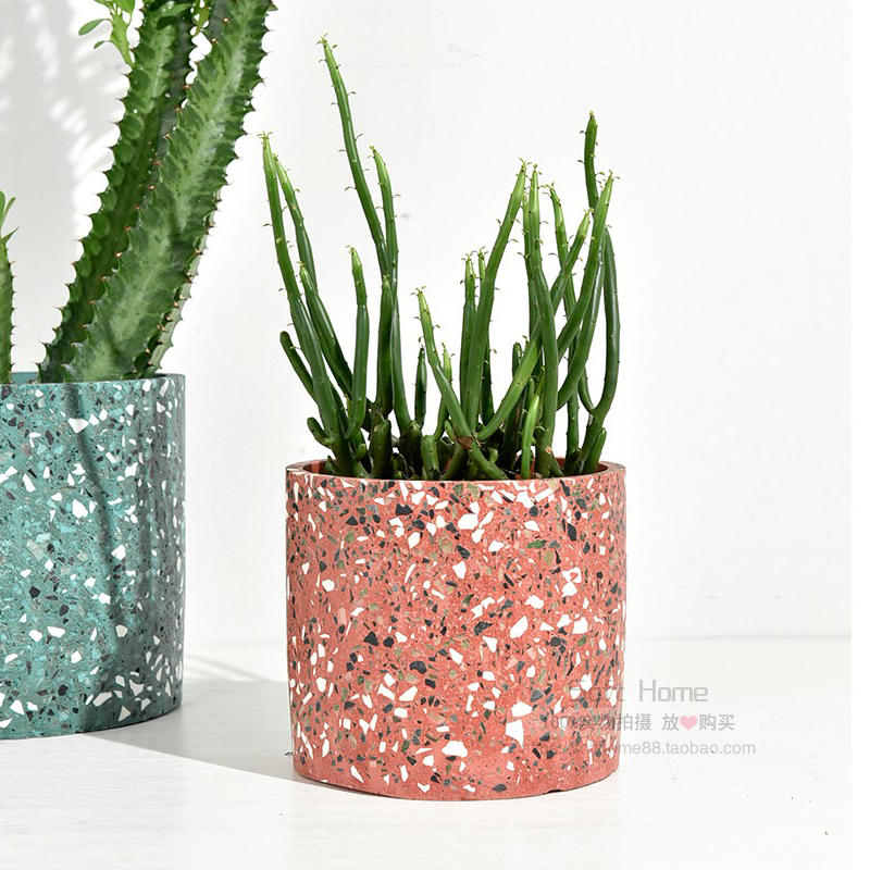 Large Flower Pot Silicone Mold – обзор и цена Terrazzo Pot Cement