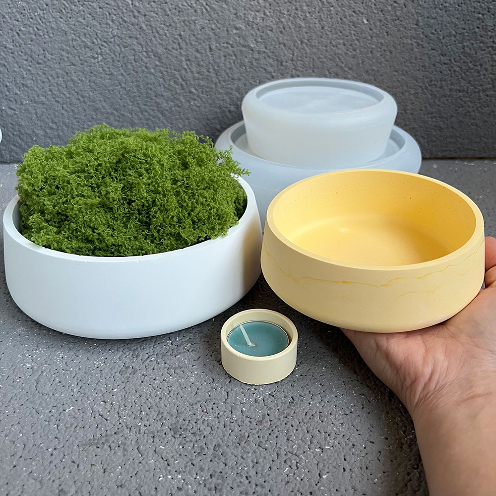 Concrete Bowl Silicone Mold DI – обзор и цена Terrazzo Pot Cement
