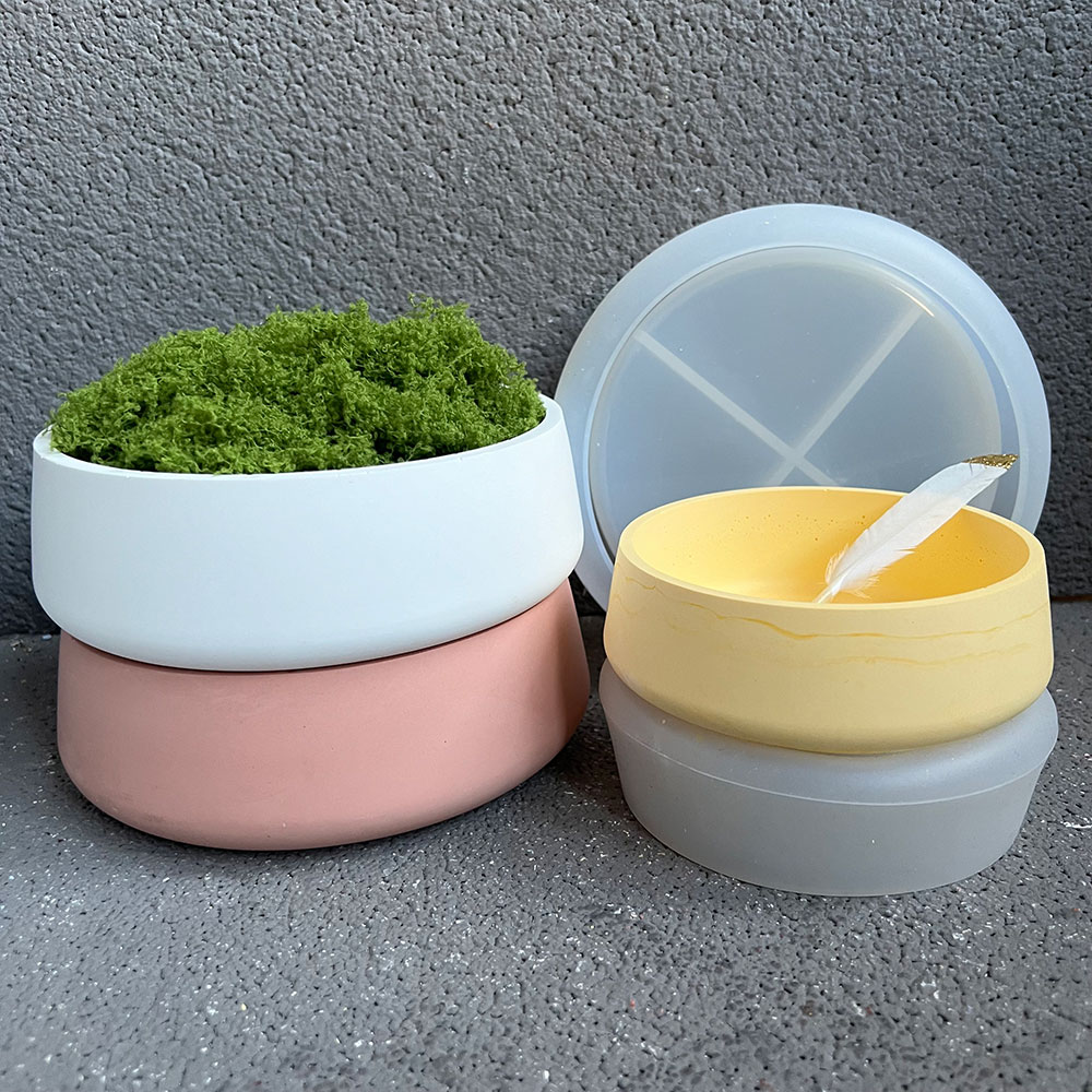 Concrete Bowl Silicone Mold DI – обзор и цена Terrazzo Pot Cement