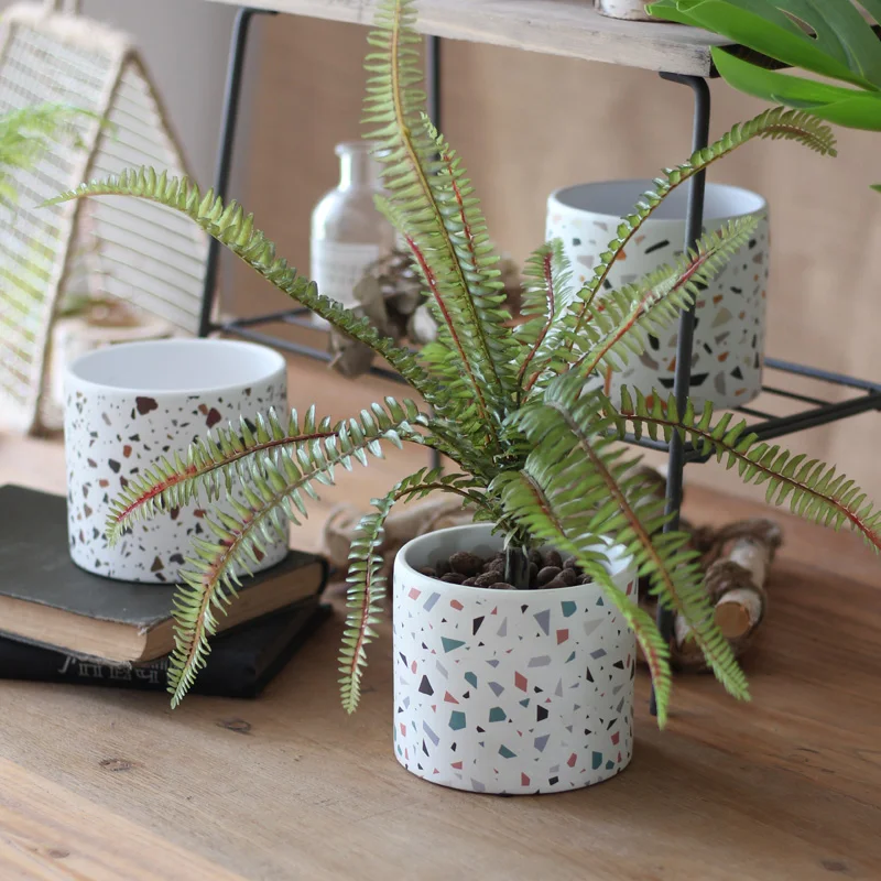 Concrete Candle Cup Vessel Sil – обзор и цена Terrazzo Pot Cement
