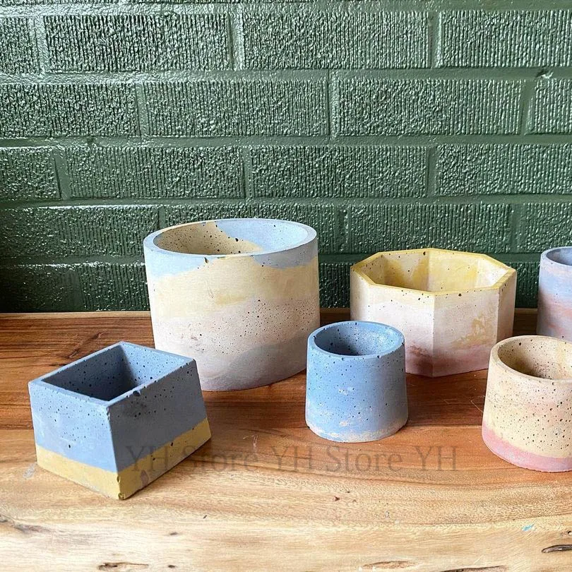 Concrete Candle Cup Vessel Sil – обзор и цена Terrazzo Pot Cement