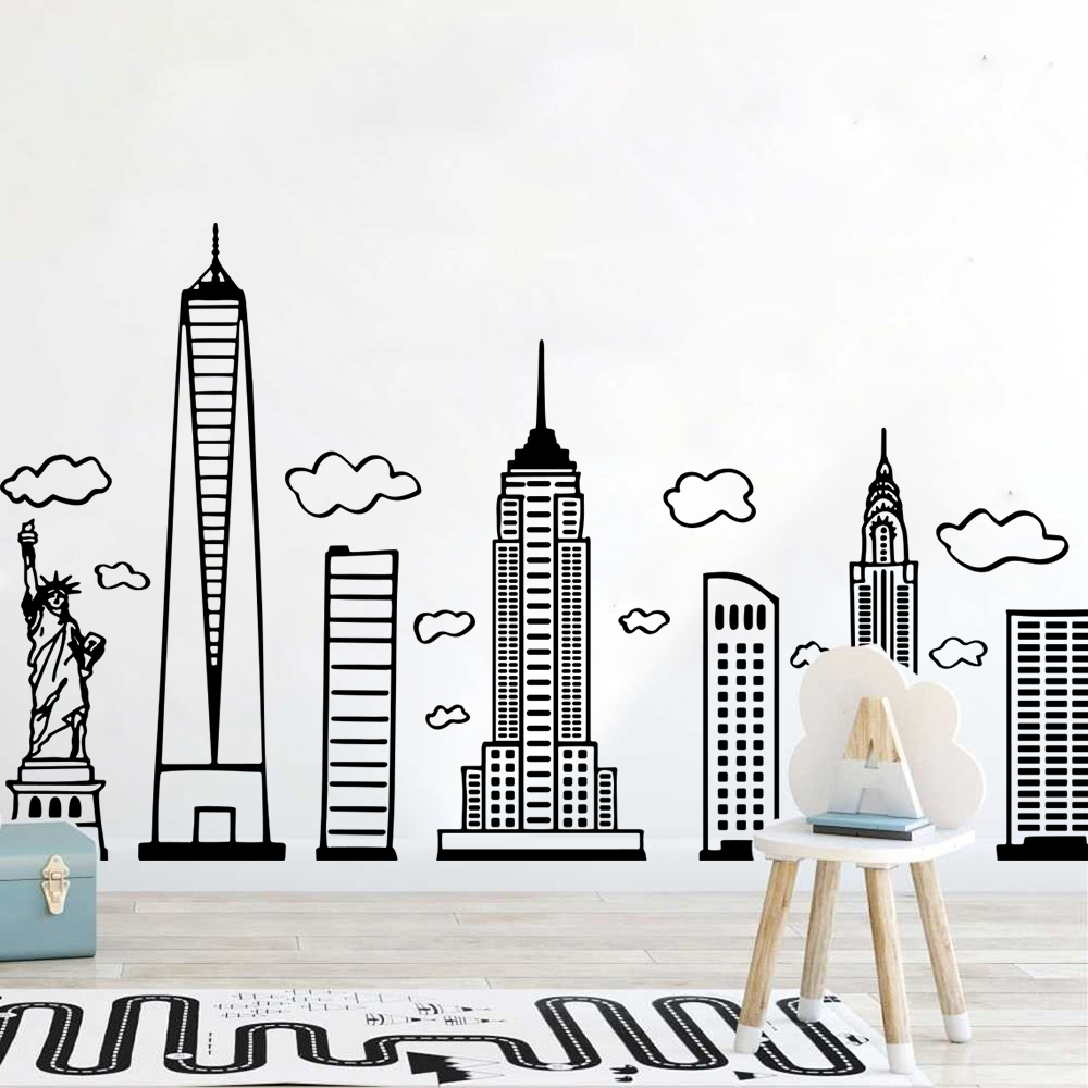 Large Doodled New York City Sk – обзор и цена Interior Design Magazine