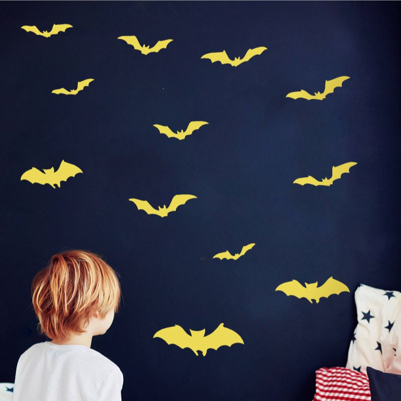 12pcs Bats Vinyl Wall Sticker  – обзор и цена Interior Design Magazine